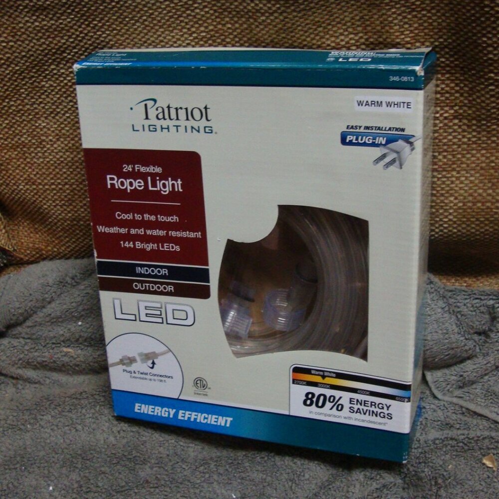 Rope Light 24ft Flexible NEW